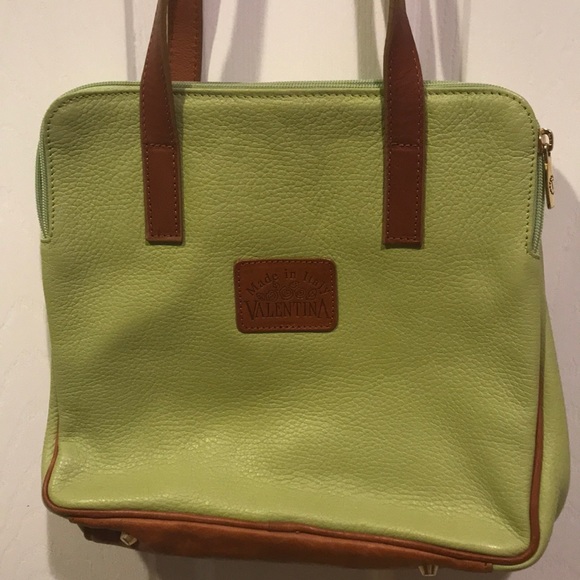 VALENTINA PEBBLE LEATHER PURSE MADE IN ITALY - Picture 7 of 8